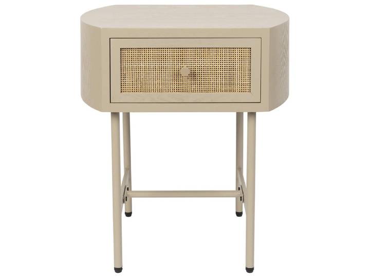 Beistelltisch Amaya – aus MDF in Beige - Luxusbetten24