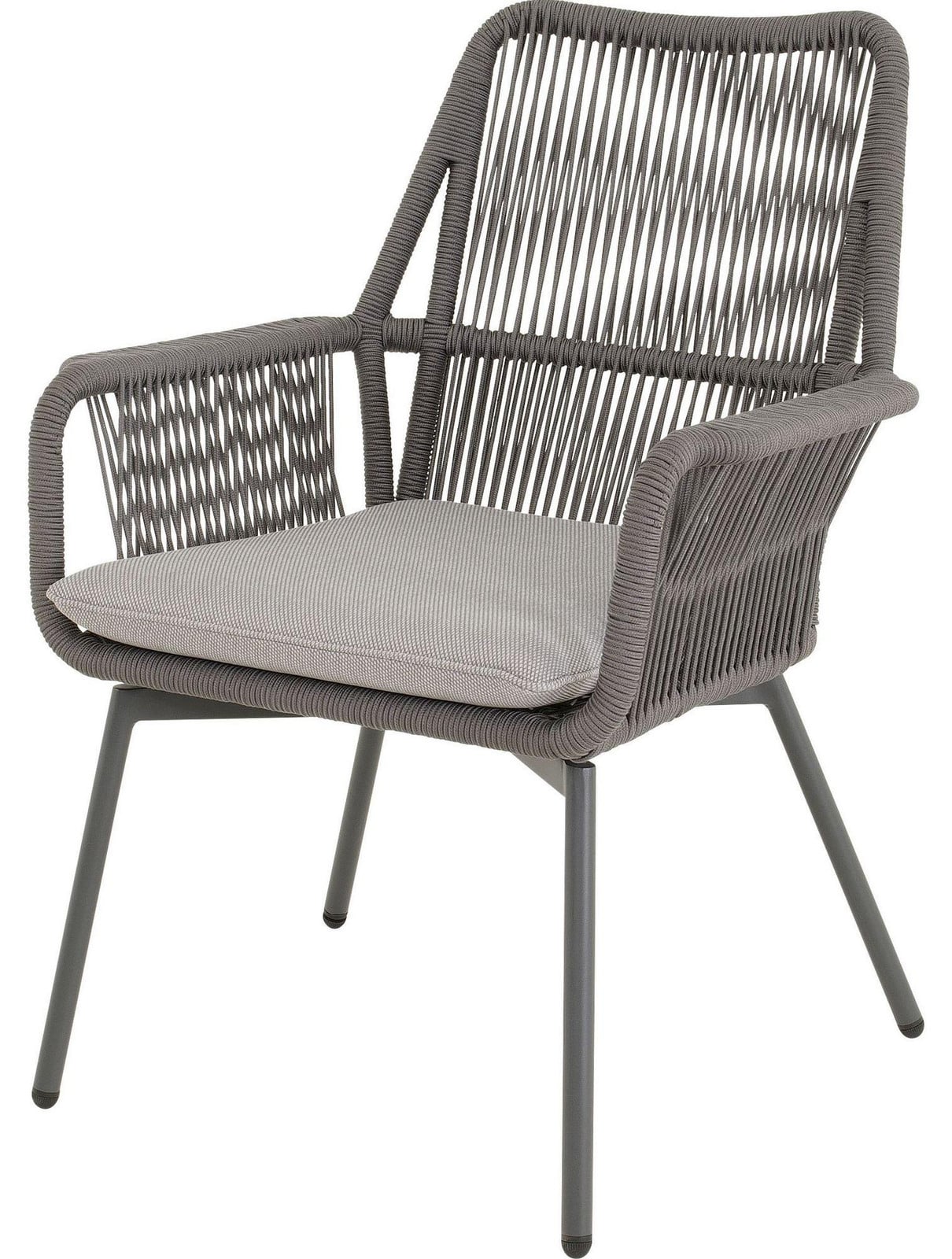 Set van 4 grijze stoelen Silas van Lesli Living