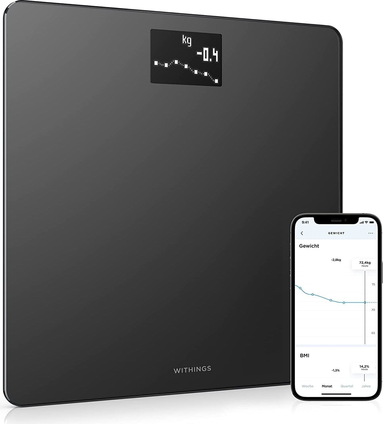 Nokia WBS06 Personal Lichaamsweegschaal, zwart