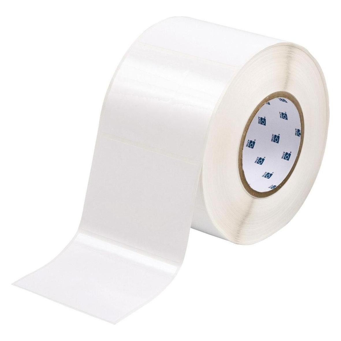 Brady THT-76-422-1, Polyester, Weiss, glänzend, 101.60 x 76.20 mm, permanent (1000 E.) (106.68 mm) (THT-76-422-1)