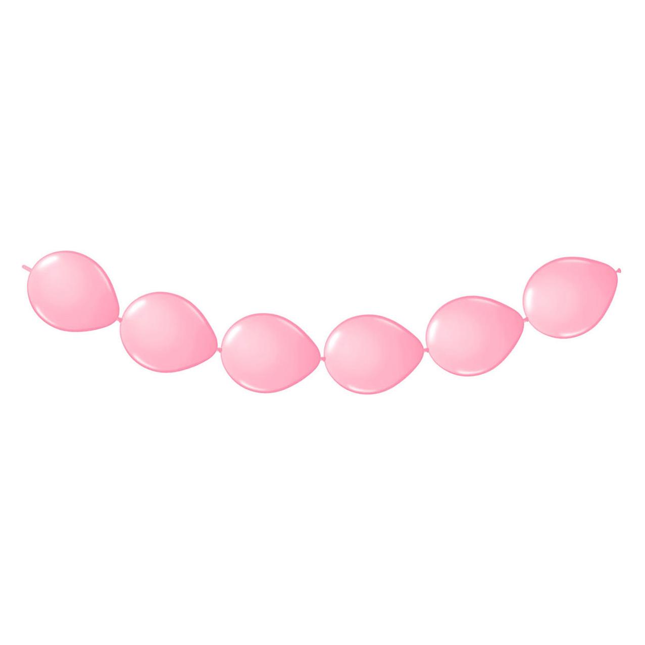 Folat Rosa Luftballons Knoten (8x) (8714572084611)