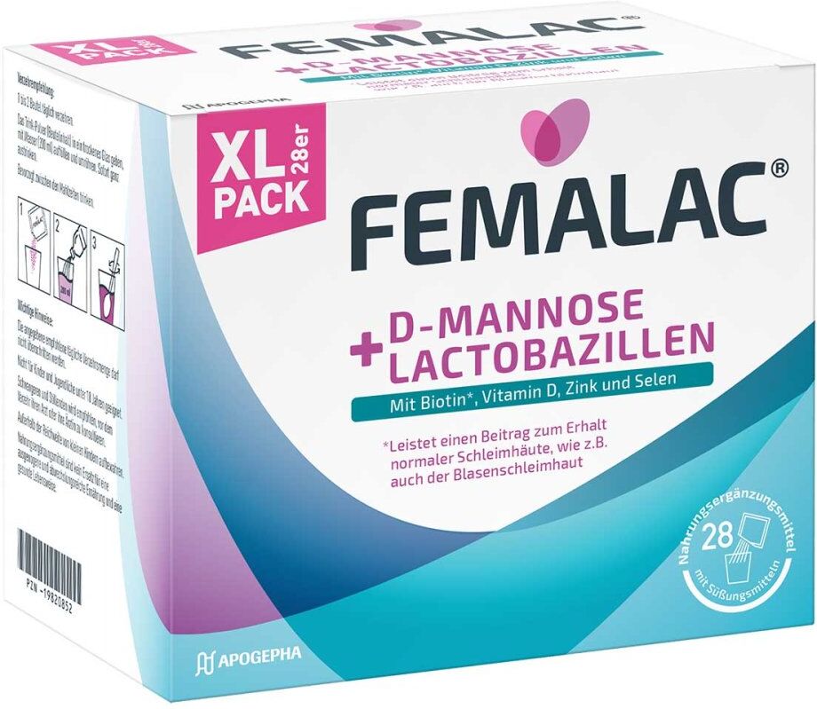 FEMALAC D-Mannose + Lactobazillen 28stk