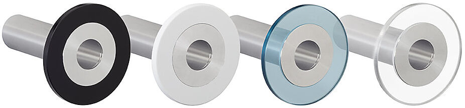 kaiserkraft Design-Garderobenhaken POINT, Hakenlänge 100 mm, schwarz