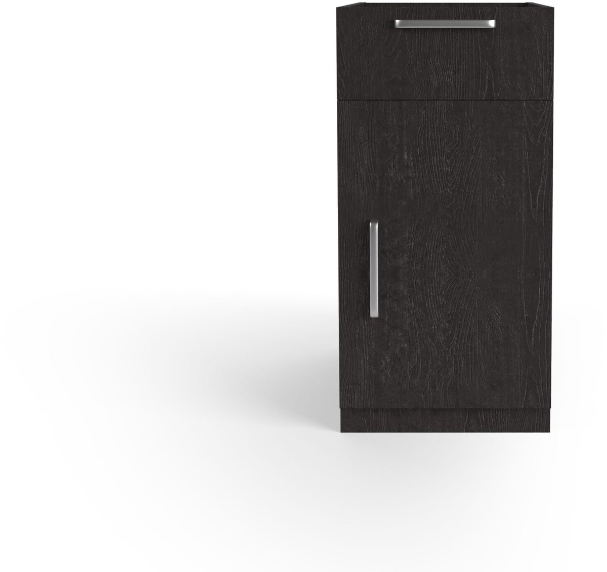 Wasophoogte® Keukenkast Module N2 Onderkast - Zwart - B: 45 cm, D: 70 cm, H: 91 cm
