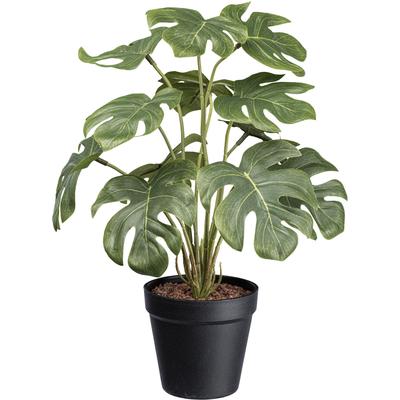 Künstliche Zimmerpflanze CREATIV GREEN "Splitphilodendron", grün, H:38cm, Kunstpflanzen, Künstliche Zimmerpflanze, mit schönen Blättern