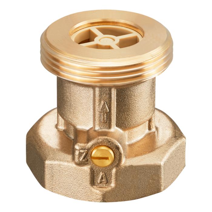 Oventrop Sperrventil Typ SVE 1070008 DN25, G1 1/2"AG, G1 1/2"IG, PN10, Ms
