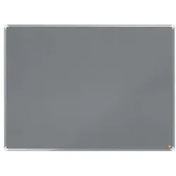 Nobo Filz-Pinnwand »Premium Plus« 120 x 90 cm grau