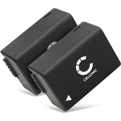 Cellonic Akku für Panasonic Lumix DC-FZ82, DMC-FZ100, DMC-FZ72, DMC-FZ45, DMC-FZ48 (Kamera Akku), Kamera Stromversorgung, Schwarz