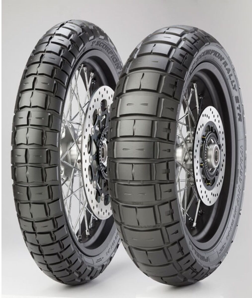 Pirelli M+S SCORPION RALLY STR 120/70R19 TL, Motorradreifen vorne