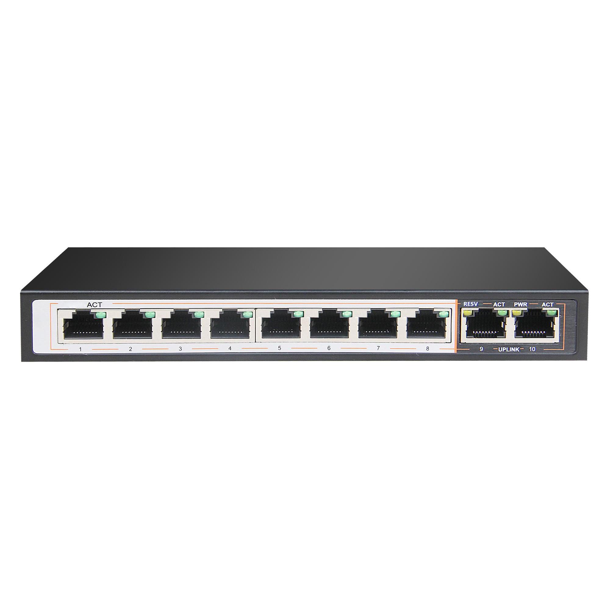 Lupus-Electronics 10 Kanal Gigabit PoE Switch (10 Ports) (10997)