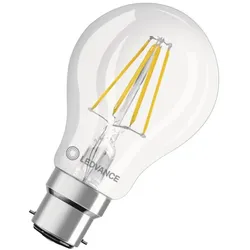 Ledvance B22D LED Lampe Classic klar 4W wie 40W 2700K warmweißes Licht