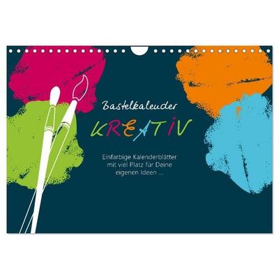 Bastelkalender KREATIV (Wandkalender 2026 DIN A4 quer), CALVENDO Monatskalender