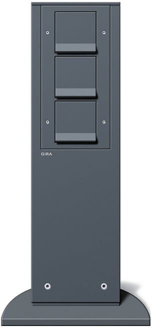 Gira Colonne d’énergie anthracite avec appareils 134128 (134128)