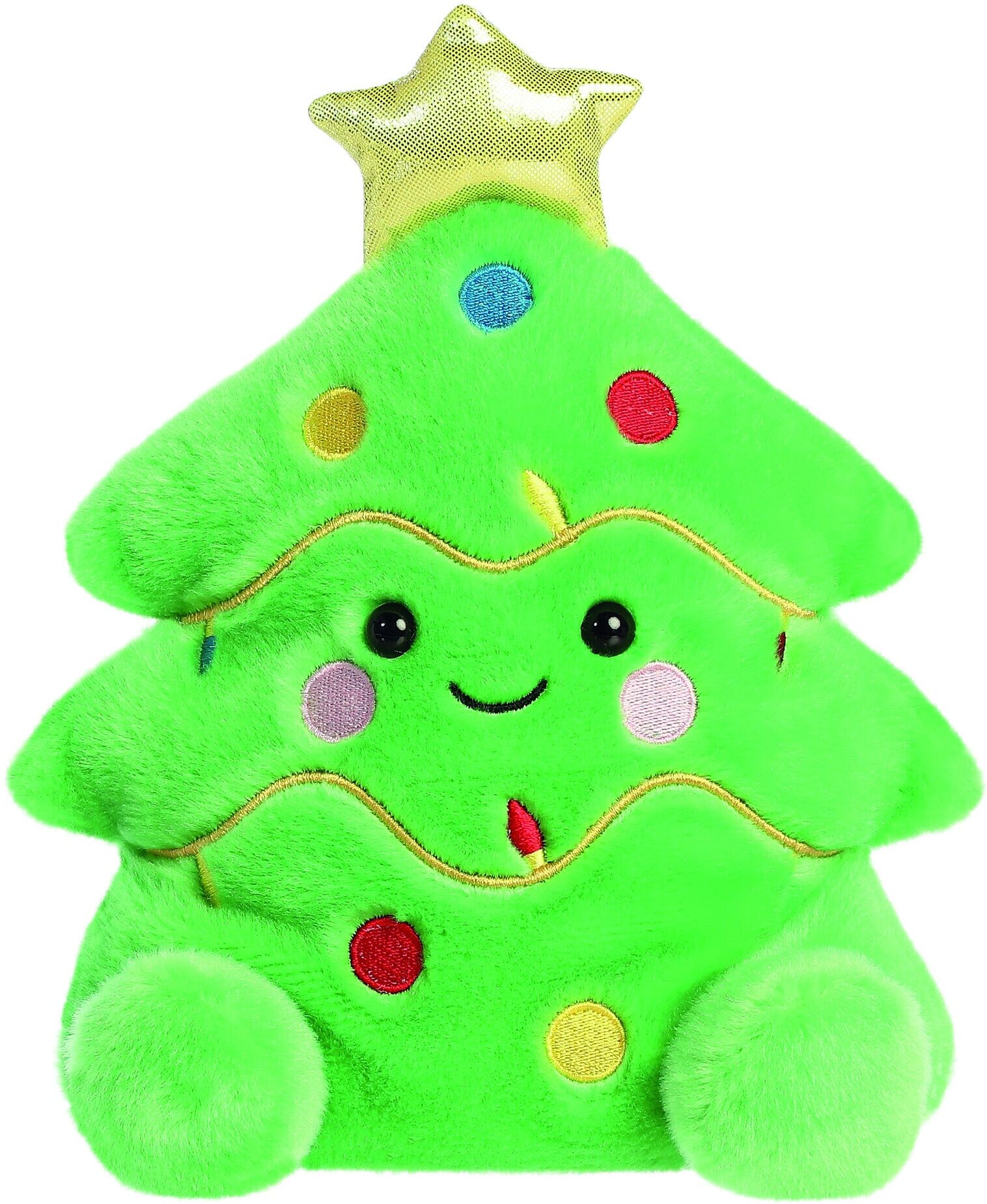 Palm Pals Douglas Christmas Tree Plush 8 Inch, Green, 8 in, Aurora
