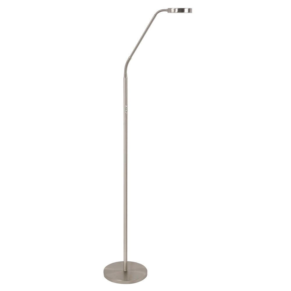 Highlight Leeslamp Comfort Nikkel - Zilveren Vloerlamp voor Volwassenen