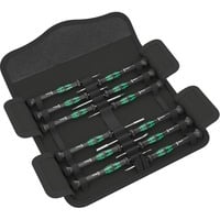 Kraftform Kompakt Micro 12 ESD 1 Elektroniker-Schraubendrehersatz schwarz/grün, 12-teilig
