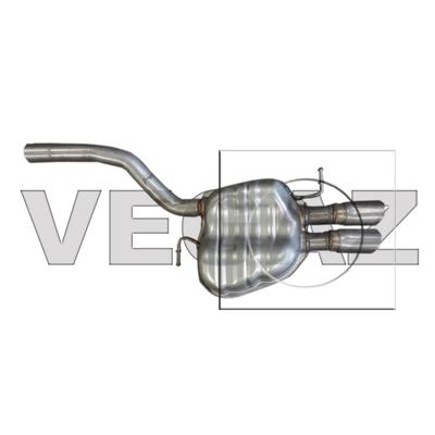 VEGAZ Endschalldämpfer VS-493 für VW