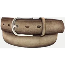 3,5cm breiter Veloursgürtel Braun 110