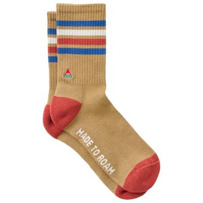 Passenger - Organic Midweight Crew Socks - Multifunktionssocken 35,5-42 | EU 35,5-40,5 beige