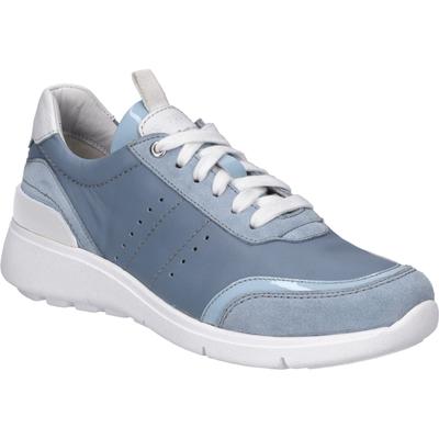 Sneaker JOSEF SEIBEL "Giulietta 01, skyblue-kombi", Damen, Gr. 40, blau (skyblau, kombi), Obermaterial: 100% Rindsleder Leather cow., Schuhe Sneaker