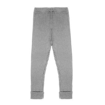 Jerseyhose MAXIMO, Mädchen, Gr. 86/92, N-Gr, grau, Obermaterial: 100% Wolle, Hosen Jerseyhose