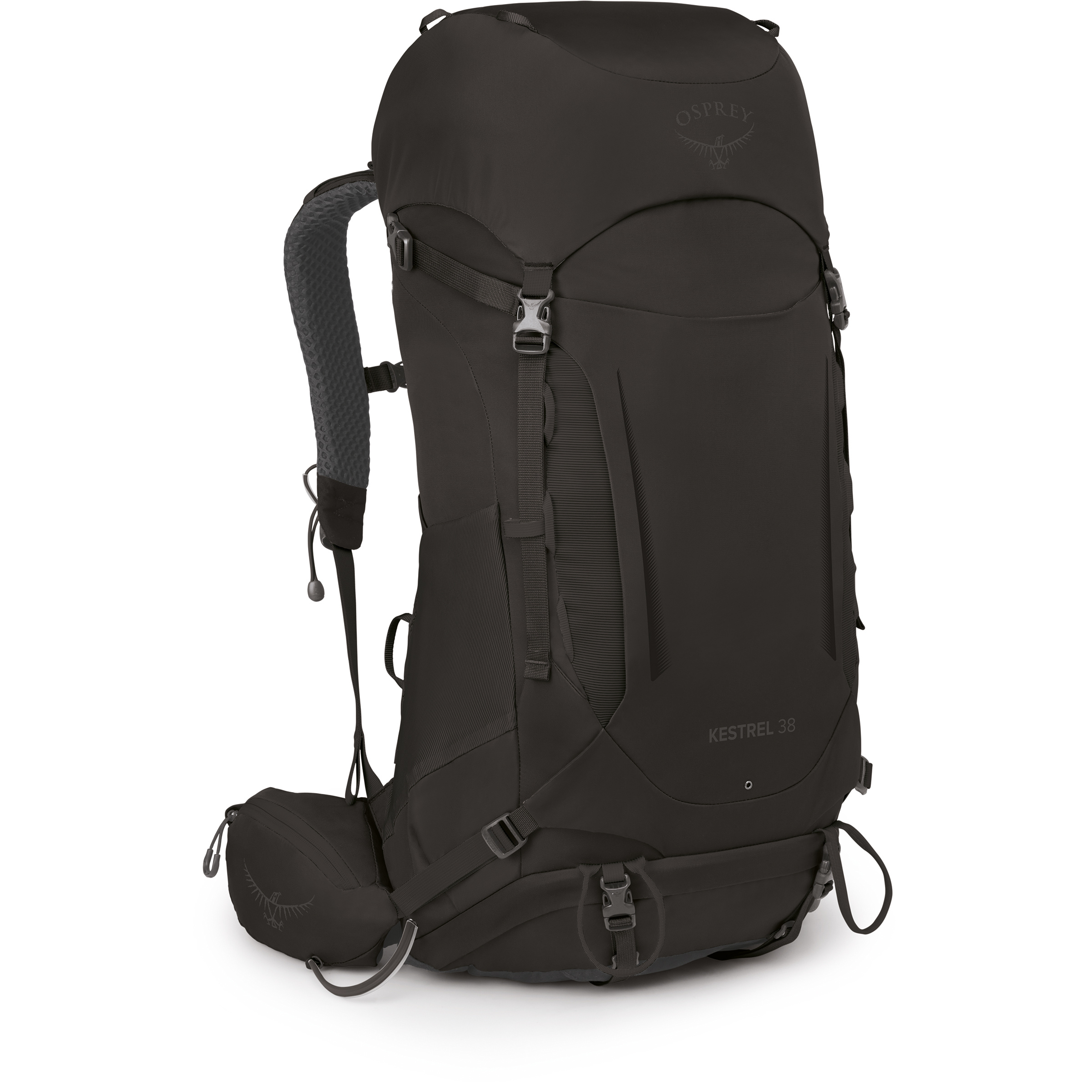 Osprey Kestrel 38 Wanderrucksack schwarz Größe 38L | L-XL Trekking Wasserabweisend