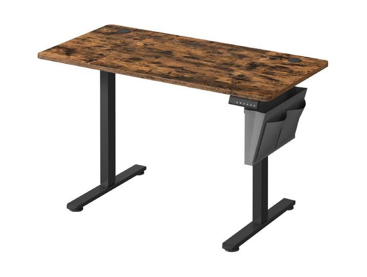 Stehtisch SONGMICS, braun, B:120cm T:60cm, Tische, Stehtisch, Material: Pressspan, Stahl