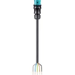 RST20I5 KSB 1 TB - Leitung RST Classic 20i5, Buchse > freie Enden türkisblau
