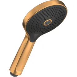 Duravit Handbrause 3-jet Click! 120 Minusflow, UV0652017004, Farbe: Bronze gebürstet