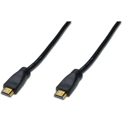 Digitus HDMI (Typ A) — HDMI (Typ A) (40 m), Videokabel, Schwarz