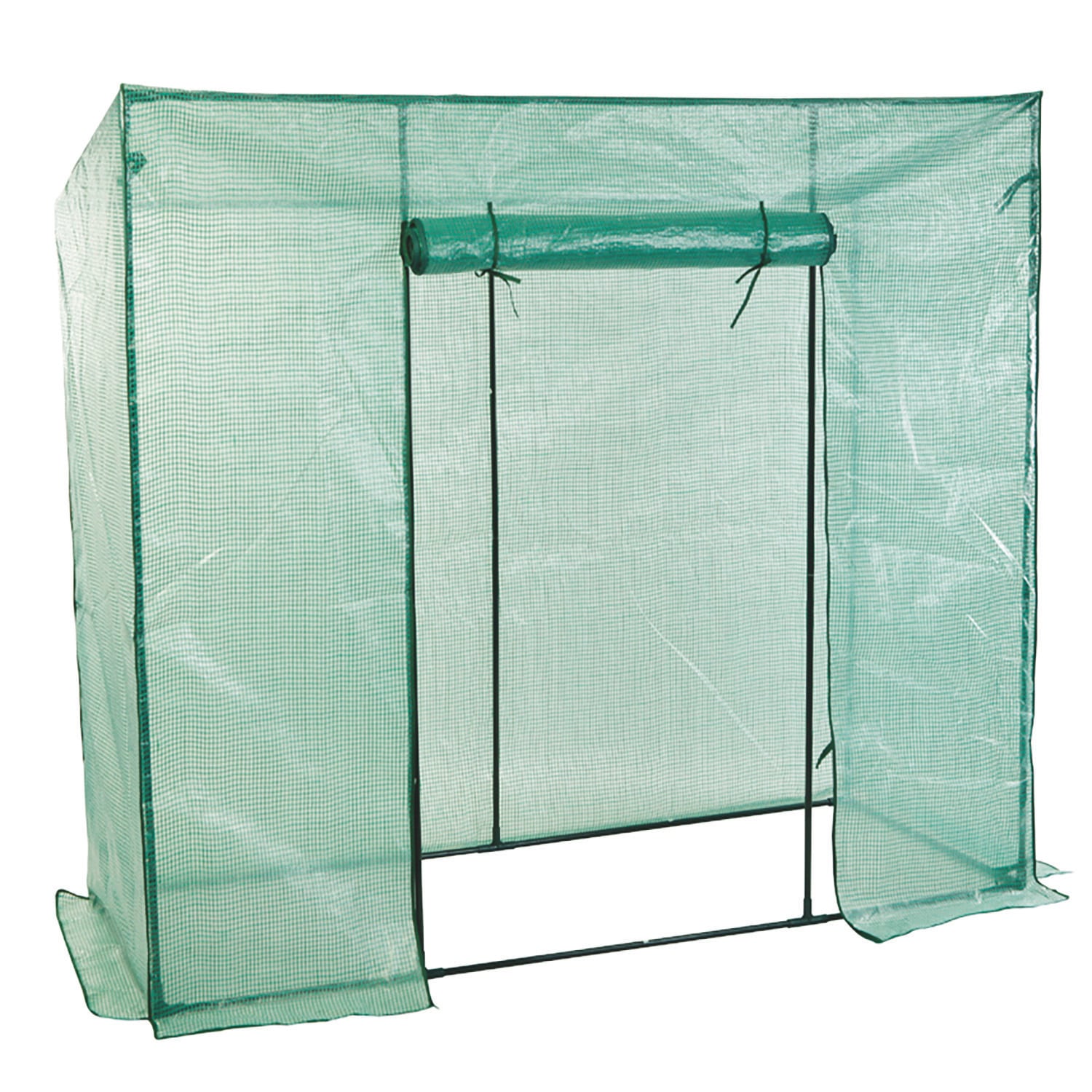 Mojawo Kas van folie met schuin dak voor tomaten, B/D/H: 200 x 77 x 169 cm
