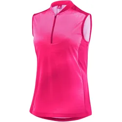 Löffler Bike Sleeveless Shirt Cielo Fahrradshirt Half Zip Damen pink- Gr. 38