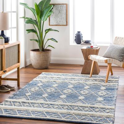 Livabliss Pippa Handmade Farmhouse Cotton & Wool Area Rug
