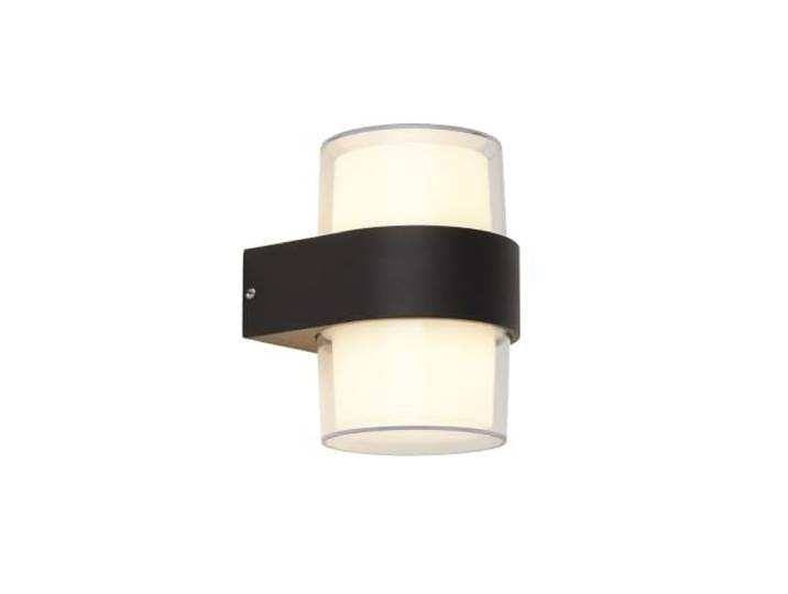 Wandleuchte Außenlampe Fassadenleuchte LED Hauswandlampe Up Down schwarz weiß