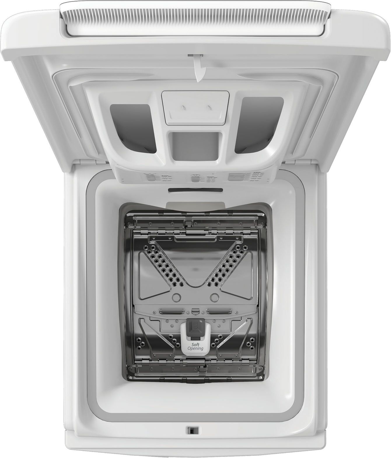 Bauknecht Waschmaschine Toplader "TBK 61A BW", Energieeffizienz: A, weiß, B:40cm H:90cm T:60cm, Waschmaschinen, HomeWhiz – smarte Vernetzung für mehr Komfort, Waschmaschine Toplader