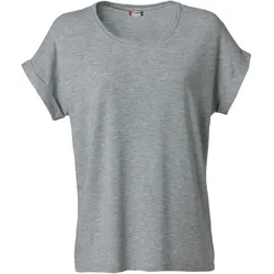 CLIQUE Katy T-Shirt Damen 95 - grau meliert XS