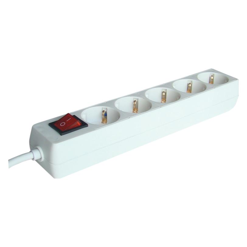 Tracon Allgemeines Produkt (5x, CEE 7/3, 3 m) (TR-HK5-3M)