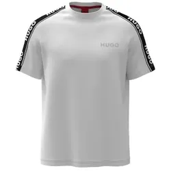 HUGO LIAM T-Shirt Weiß/Schwarz Baumwolle Large Herren