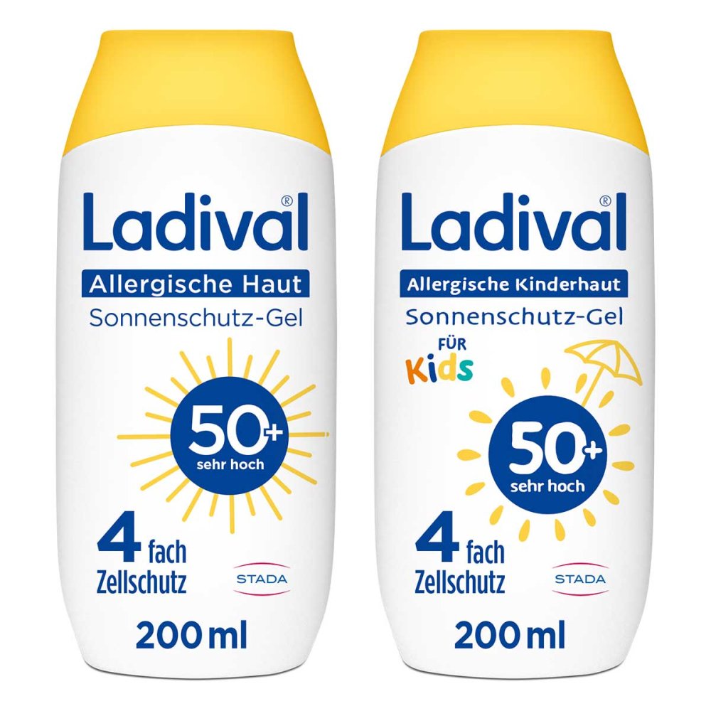 STADA Consumer Health Deutschland GmbH Ladival Familien-Paket Sonnenschutz allergische Haut LSF 50+ 08100920