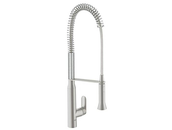 GROHE K7, Küchenarmatur mit ausziehbarer Profibrause, 140° schwenkbar