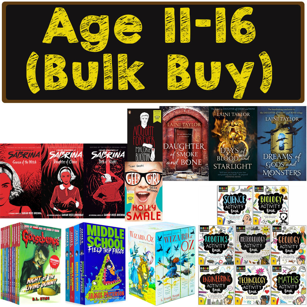 B4P (Age 11-16 Book Bundle Bulk Buy Set) Young Teen/Adult Fiction Books Thriller, Fantasy, Adventure