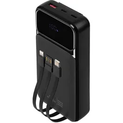 Rivacase VA2221 (20000 mAh, 22.50 W, 74 Wh), Powerbank, Schwarz