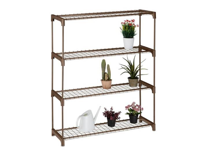 Relaxdays Étagère à plantes avec 4 niveaux