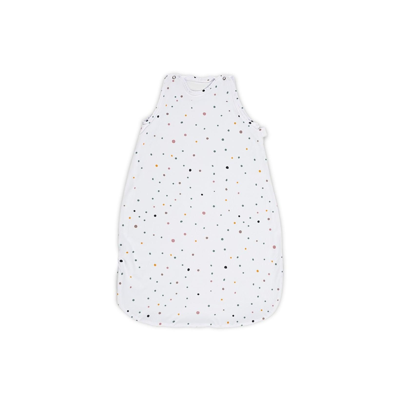 Lorelli Baby-Sommerschlafsack Summer, Länge 100 cm Breite 50 cm, 100% Baumwolle weiß Punkte