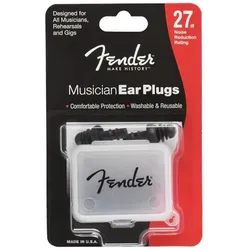 Fender Musician Series Black Ear Plugs - Gehörschutz