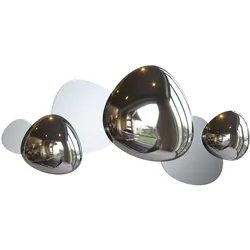 Wandleuchte Jack-Stone Nickelfarben max. 13 Watt Wandlampe