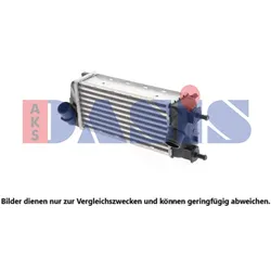 Ladeluftkühler AKS DASIS 087013N für Fiat Panda