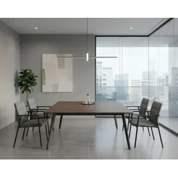 Konferenztisch 160x160 cm Aisin7