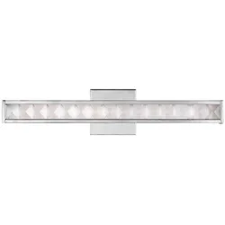 Wandleuchte Spiegelleuchte Flurlampe LED Stahl Polierter Chrom B 59,7 cm