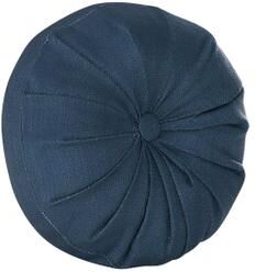 Messina Navy Round Decorative Throw Pillow by Royal Court in Navy (Size ONE SIZE)
